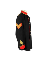 Vestes d'hiver noires pour hommes, coupe-vent imperméable, 100% laine, reproduction britannique, avec logo client 2024