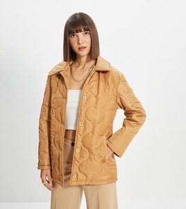 Solid Color Custom Made Plain Cropped Womens Bomber <b>Quilted</b> Jacket Wholesale Thin Ladies Workout Stylish <b>Quilted</b> Jackets - Product Image 6