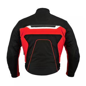 Chaqueta textil de Cordura de invierno a prueba de viento blindada CE para hombre para motociclismo, motorista, turismo, impermeable, Negro, Rojo - Product Image 6