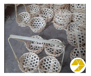 Cesta de Picnic de bambú, caja ecológica natural hecha a mano rústica para almacenamiento de alimentos, diversión al aire libre, cesta de Picnic de bambú duradera, alegría de viaje - Product Image 4
