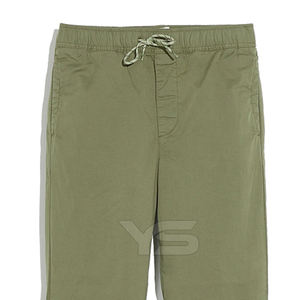 Pantalones Deportivos de Algodón 100% para Hombre, con Cordón Ajustable, Diseño Sencillo, Estilo Veraniego y Logotipo Frontal Personalizado con Opciones Multicolor - Product Image 6