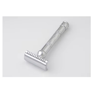Maquinilla de afeitar Twist Open Safety Mango de aluminio Maquinilla de afeitar clásica de oro rosa disponible al precio más bajo - Product Image 3