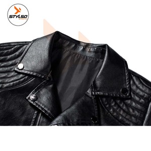 Winter Fashion OEM Designs Genuine <b>Leather</b> <b>Biker</b> High Street <b>Jacket</b> for Men Slim Fit Trending Breathable Oversized - Product Image 2