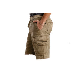 Pantalones rectos holgados informales de verano para hombre, pantalones cortos Cargo de playa con múltiples bolsillos y estampado transpirable, pantalones cortos deportivos Vintage para hombre - Product Image 6