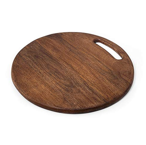 Diseño perfecto, tabla de cortar de madera marrón, cocina casera, verduras, frutas, pizza, carne, queso, tabla de cortar, accesorios de cocina - Product Image 4