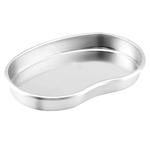 Instrument chirurgical d'hôpital de bol chirurgical de plat de laboratoire de rein polyvalent d'acier inoxydable - Product Image 1