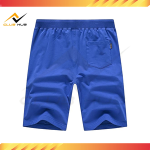 Pantalones cortos deportivos de algodón 100% para hombre al por mayor con bolsillos estilo Hip Hop patrón a cuadros cierre con cordón transpirable deportes Jogging - Product Image 4