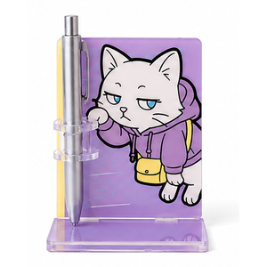 <b>Acrylic</b> <b>Pen</b> Stand-Clear Desk <b>Pen</b> Holder - Product Image 1