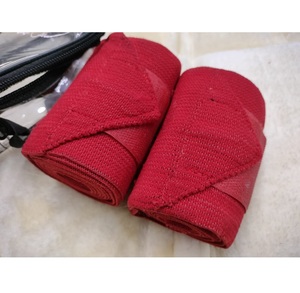 Premium Equestrian Horse Polo Wrap Bandage Set 240 GSM Grueso Polar Fleece Equipo de protección Diseños/colores surtidos - Product Image 1