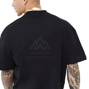 T-shirt Boxy Fit pour Hommes en Gros, 100% Coton, Design Personnalisé, Logo OEM, Couleur Personnalisée, T-shirt Boxy Fit pour Hommes - Product Image 6