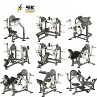 Machine de musculation commerciale SK pour pression pectorale, à charge par poulie, pour entraînement en position assise, équipement de musculation des pectoraux pour salle de sport, certifiée CE