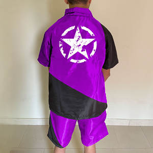 ชุดกางเกงขาสั้นผ้าฝ้าย100% 2ชิ้นสำหรับผู้ชายชุดเสื้อผ้าลำลองโอเวอร์ไซส์สำหรับฤดูร้อนออกแบบได้ตามต้องการ - Product Image 5