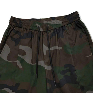 Pantalones Jogger de Pierna Ancha Recta a Media Cintura para Hombre con Cordón, Pantalones Cargo Casuales Vintage 100% Algodón - Product Image 4