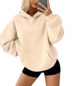 Prix de gros du sweat à capuche 100% coton à manches longues et col rond pour femmes du Bangladesh - Product Image 1