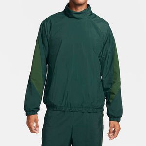 ชุดเซ็ตเสื้อแจ็คเก็ตกันลมและกางเกงวอร์มผู้ชายแบบสองชิ้น ความยาวเต็มตัว สำหรับออกกำลังกาย กันน้ำ สไตล์สตรีทแวร์ ผลิตจากผ้าสแปนเด็กซ์/คอตตอน - Product Image 4