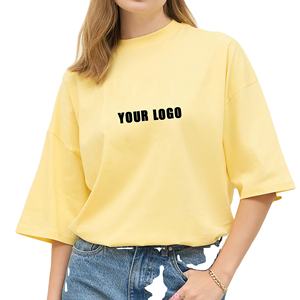 Vente en gros T-shirt à manches longues respirant 100% coton col rond pour femmes Design Hip Hop surdimensionné décontracté avec impression numérique - Product Image 1