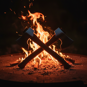 Hachas Vikingas Nórdicas Auténticas, Acero con Alto Contenido de Carbono de Grado Industrial, Diseño Grabado, Listas para la Batalla, Hacha de Doble Cabeza con Mango de Acero - Product Image 6