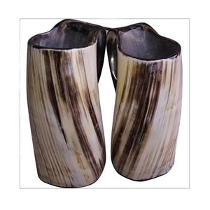 Medieval Natural Carved <b>Beer</b> Viking Drinking Cow Horn <b>Beer</b> Coffee Mug Floral From Indian Manufacturer for Home - Product Image 1