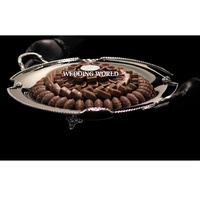 Plateau à chocolat en acier inoxydable nickelé Plateau à chocolat fait à la main de qualité supérieure Nouveau plateau à chocolat le plus vendu
