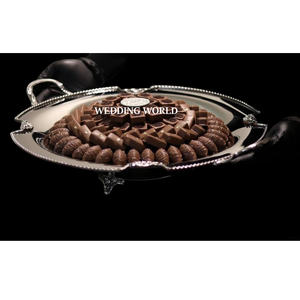 Bandeja de chocolate de acero inoxidable niquelada Bandeja de chocolate hecha a mano de calidad premium Nueva bandeja de chocolate más vendida - Product Image 3