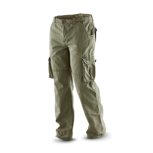 Pantalon cargo décontracté pour homme MONO RIDERS, multi-poches, coupe droite ample, pantalon de sport d'extérieur, respirant, toile 100% polyester plissée - Product Image 1