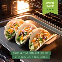 Logo personnalisé porte-tacos en acier inoxydable cuisine Restaurant assiette alimentaire plat pour tortilla mexicaine crêpes pour servir des tacos