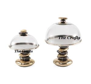 ชุดขาตั้งเค้กดีไซน์สวยงาม ทำจากลวดเหล็ก สำหรับวางขนมหวาน ช็อกโกแลต ชุด 2 ชิ้น ขนาดต่างกัน สำหรับใช้บนโต๊ะอาหาร - Product Image 6