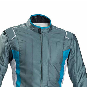Combinaison de karting respirante personnalisée pour pilotes de course Fabricant OEM % Polyester ignifuge Style FIA Disponible en gros - Product Image 2