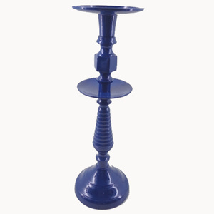 Candelabro de aluminio de alta calidad Violeta Lujo Navidad Boda Decoración Portavelas Volumen Artesanías - Product Image 3