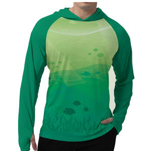 Jersey de pesca de alta calidad, ropa de protección solar sublimada para pescar - Product Image 5