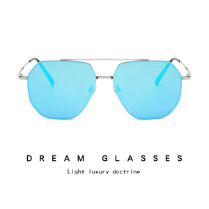 กระจกไนล่อนสีฟ้าสำหรับผู้ชายแว่นกันแดด UV400สำหรับขับรถราคาถูกมาก - Product Image 5