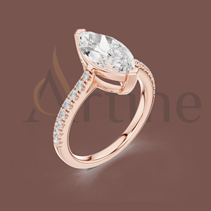 14K Fashion <b>Statement</b> <b>Ring</b> for Girls Modern Style - Product Image 1