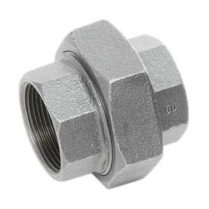 Bocchette 3 Pezzi Sede Sferica in Ghisa Zincata Diametro 1/2 Figura 340 - Product Image 1