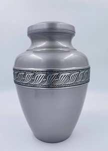 Brass Adult Mother of Pearl Cremation Urns for Human Ashes with Free <b>Velvet</b> <b>Bag</b> - Product Image 5
