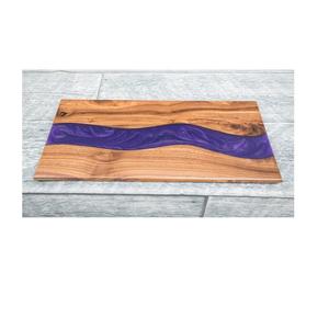 Planche à découper en bois et en résine Planche à fromage Meilleur design Couleur verte et utilisation en cuisine par Offre Spéciale artisanale indienne - Product Image 4