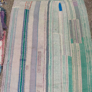 Hecho a mano Reversible Kantha sostenible cosido a mano Kantha tradicional Vintage 100% algodón hecho a mano Boho Chic Kantha - Product Image 1