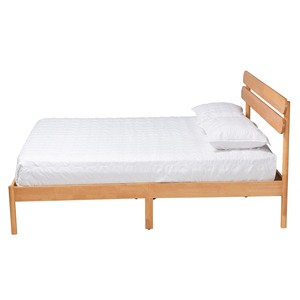 <b>Bed</b> <b>Frame</b> Modern Made of Solid Teak Wood <b>Frame</b> with Finish Color Natural Wood and High Quality Material for Indoor Bedroom Use - Product Image 2
