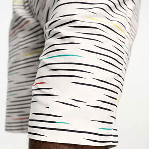 <b>Men's</b> Casual Linen <b>Shorts</b> in <b>White</b> Quick Dry & Loose Fit for Basketball Training & Beachwear Summer Hawaii Beachlook - Product Image 2