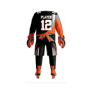 Uniforme de sport professionnel en polyester léger et confortable, maillots de hockey sur glace par sublimation, ensembles d'entraînement pour pantalons - Product Image 2