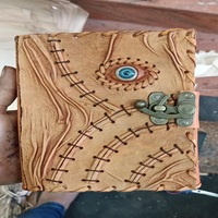 Cahier de notes en cuir d'inspiration vintage agate sur mesure, parfait pour la journalisation et le croquis. Idéal pour les cadeaux et l'usage personnel