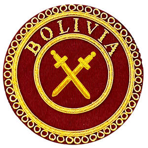 2025 Ordre d'Athelstan Capitaine de la Garde Tablier Badge Cuir Brodé Style Cousu - Product Image 1