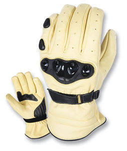 Gants de course de fournisseur direct d'usine Gants de moto en cuir confortables de haute qualité avec conception de logo personnalisé avec service OEM - Product Image 3