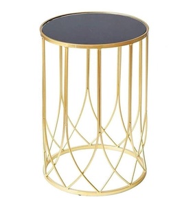 Nouvelles tables d'appoint gigognes avec dessus en aggloméré, cadre en métal robuste, design industriel moderne, idéal pour le salon. - Product Image 2