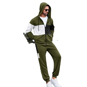 ชุดเซ็ต 2 ชิ้น ไซส์พลัส ปี 2025 ผ้าฝ้าย 100% เสื้อฮู้ดดี้ผู้ชาย กางเกงวอร์ม พิมพ์โลโก้ตามสั่ง ชุดจ็อกเกอร์ ชุดแทรคสูท ชุดสเวตสูทแบบยูนิเซ็กซ์ - Product Image 5