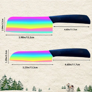 Couteau à viande en céramique à livraison rapide, lame tranchante pour un usage quotidien en cuisine, prix d'usine, fabrication artisanale, manche en plastique commercial - Product Image 2