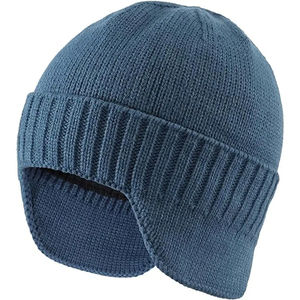 Personnalisé 2025 hiver chapeau bonnet crâne casquette chapeau sport Ski réversible bonnet doux hiver chapeau réversible sport Ski bonnet personnalisé - Product Image 1