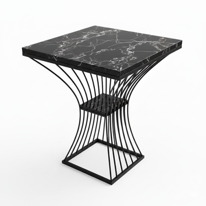 Rectangle Modern <b>Console</b> <b>Table</b> <b>Marble</b> <b>Top</b> Iron Frame for Home Office - Product Image 1