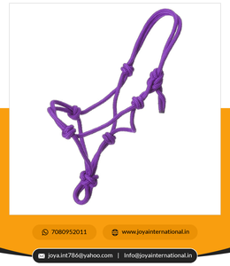 Vente directe d'usine corde licou corde de cheval licou collier de tête de contrôle cavalier naturel - Product Image 5