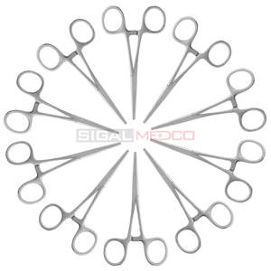 Fórceps de bloqueo de hemostato de Mosquitos de 5 pulgadas recto certificado MOL Manual Premium quirúrgico de acero inoxidable de alta calidad - Product Image 1