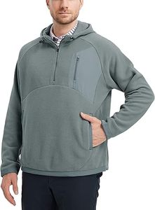 Sudaderas Casuales de Invierno para Hombre, Color Sólido, Poliéster/Algodón, Felpa, Corte Regular con Diseño de Bolsillo, Ecológicas, de Secado Rápido y Transpirables - Product Image 3